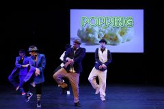 HIP HOP, EST-CE BIEN SERIEUX, Concept et choregraphie Severine Bidaud, Textes Marion Aubert et Severine Bidaud, Assistante choregraphie Jane Carole Bidaud, Aide mise en scene Delphine Lacouque, Regard complice Flore Taguiev, Creation lumieres Esteban Loirat, Mastering Editing son Xavier Bongrand, Montage video et creation musicale Severine Bidaud au Cirque Theatre de Elbeuf le 17 decembre 2022.
Avec : Cynthia Barbier, Severine Bidaud, Clement James, Blondy Mota Kisoka et Cault Nzelo 
(photo by Patrick Berger)